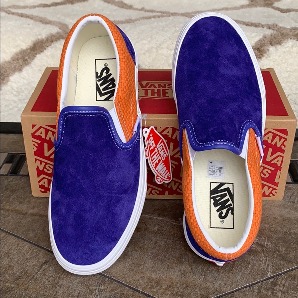 VANS CLASSIC SLIP ON P & C Royal Blue/Apricot men’ - Picture 10 of 16